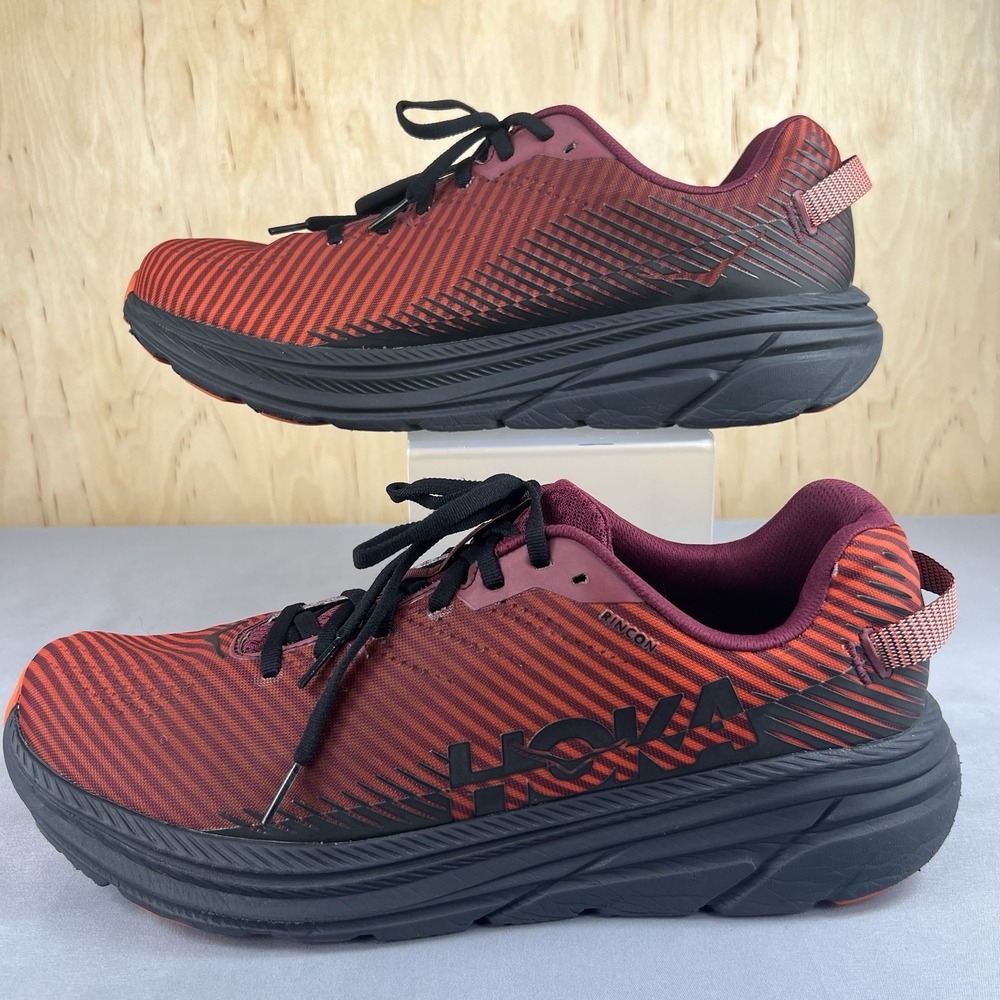 HOKA Rincon 2 Men's Size 12.5 Cordovan Running Shoes 1110514-CAHR